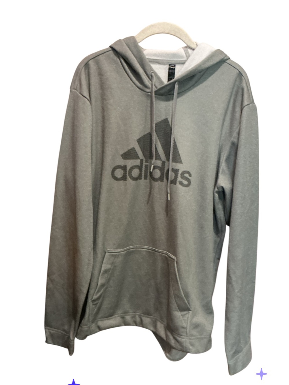 Adidas UNISEX Grey Pullover Hoodie